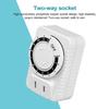 Timer Outlet Accurate Indoor Home Plug In Timers Auto Shut Off User-Friendly Versatile Function Socket for Vacation Security