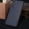 Phone Case - Case for OPPO for RealMe GT 3 2 GT3 GT2 Pro 5G Case, Vintage Washed Twill Texture Faux Leather Protective Back Cover