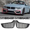 Car Front Fog Light Grill Fit For BMW F80 F80N F82 F83 LCI 2014-2018 51118054301 Car Lower Bumper Anti Insect Net