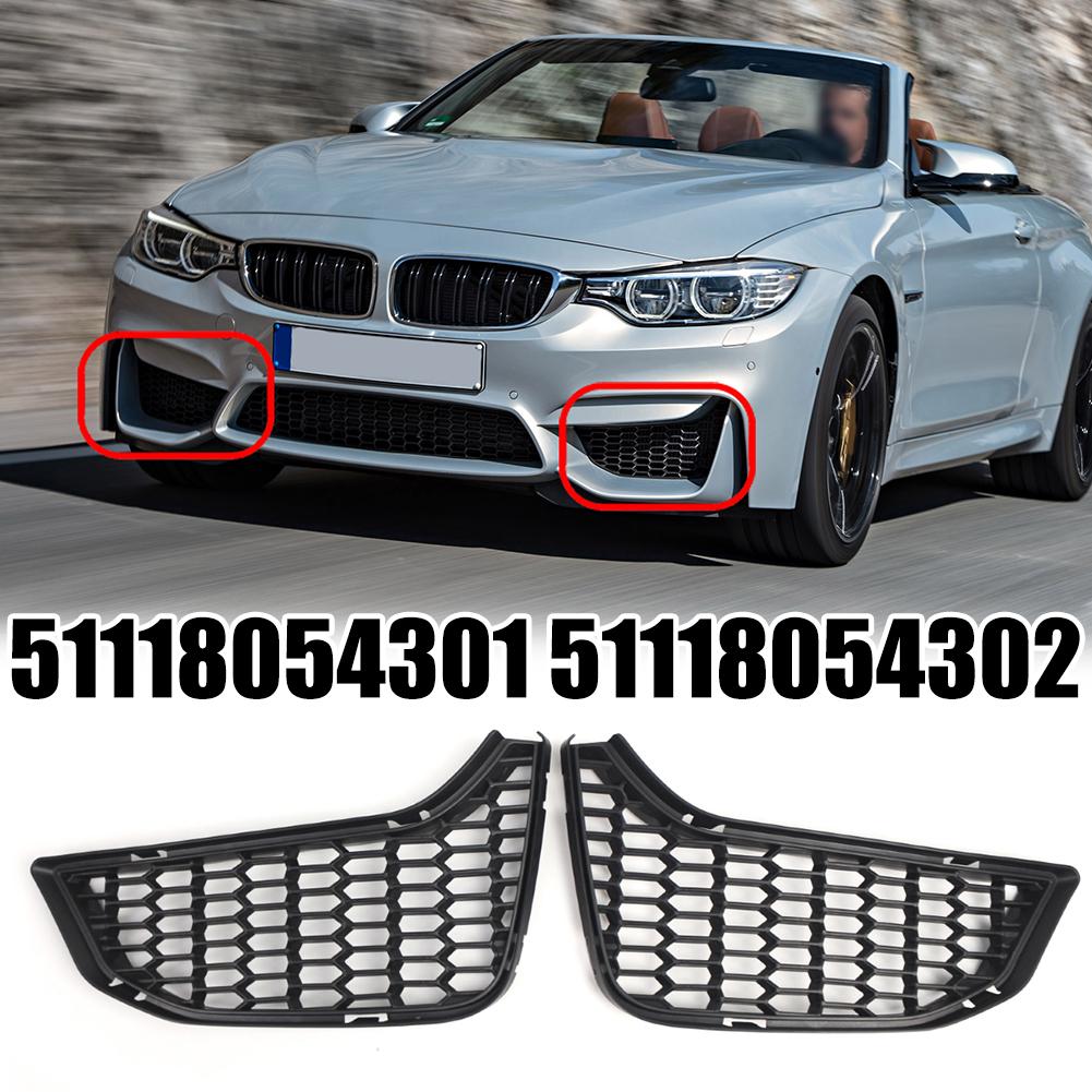 Car Front Fog Light Grill Fit For BMW F80 F80N F82 F83 LCI 2014-2018 51118054301 Car Lower Bumper Anti Insect Net