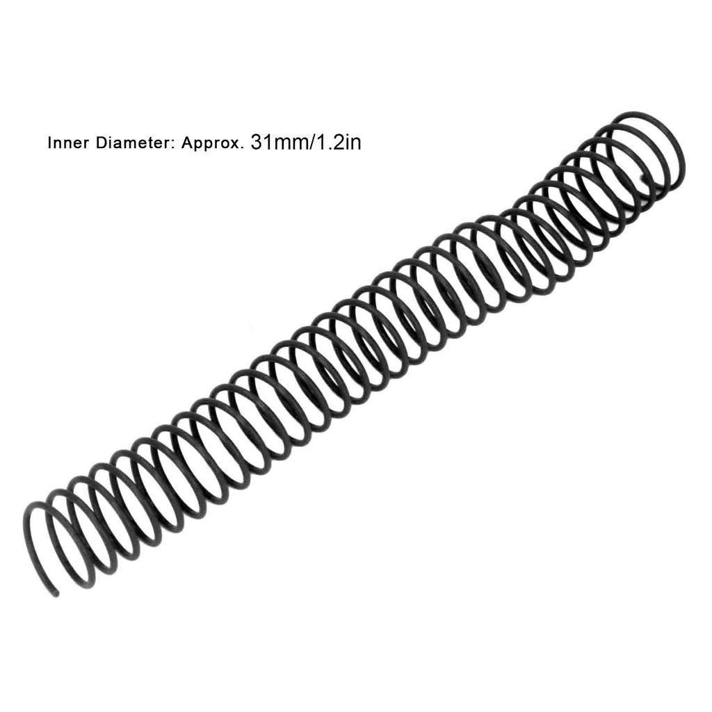 10Pcs Spiral Binding Coil Large Capacity Spine Comb 31mm Inner Diameter 30 Holes Set Kit