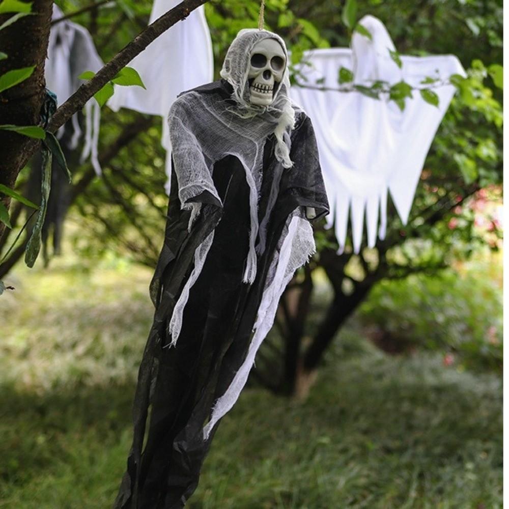 Horror Haunted House Props Party Scary Pendant Fashion Halloween Skull Decorations Halloween Party