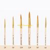 W89C 6 Sizes Acrylic Painting Brushes Artist Paintbrushes for DIY Crafts Painter