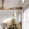 Gourd-shaped Christmas Tree Decoration Pointed Top Christmas Tree Ornaments  Festive Atmosphere