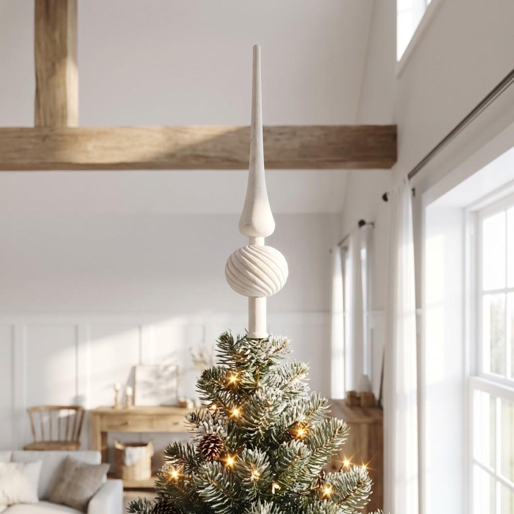 Gourd-shaped Christmas Tree Decoration Pointed Top Christmas Tree Ornaments Festive Atmosphere