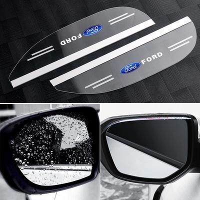 Car Rain Eyebrows Rearview Mirror Waterproof Shield Safe Driving For Fusion Explorer Escape Taurus Shelby Ecosport ST Kuga