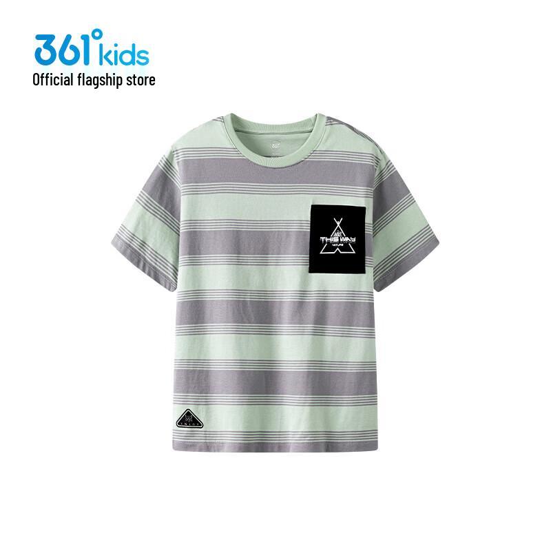 361° Boys' Striped Cotton Short-Sleeve Knit Top