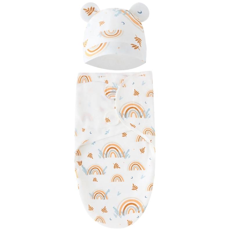 Baby Sleeping Bags Bags with Hat Boy Girl Breathable Sleep Bag Wearable Cotton Wrap Blanket Baby Essential