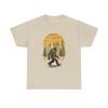 Vintage Forest Scene T-Shirt Bigfoot Graphic Tee Nature Shirt Sasquatch Shirt