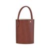 Longchamp Épure 17 Logo Embossed Signature Short Handle Bucket Bag Women Handbags Brown 10161HYZ035