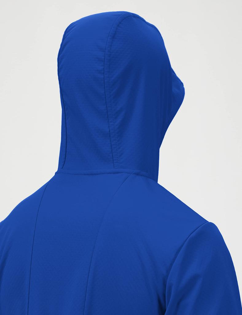 Mizuno J2ME2570 Thermal Charge Sodalite Running Wear Men's Jacket, Reflective, Blue, S,
