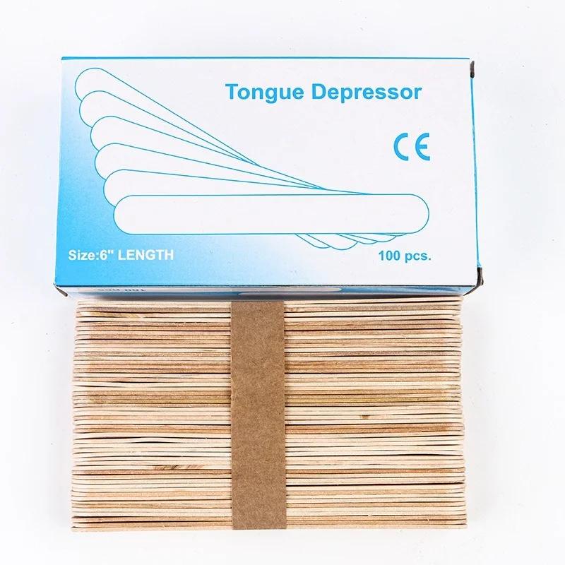 

100 шт./палочка для бритья из пчелиного воска, деревянные палочки для удаления воска, одноразовые палочки, наборы косметических туалетных принадлежностей, деревянный воск для нанесения воска