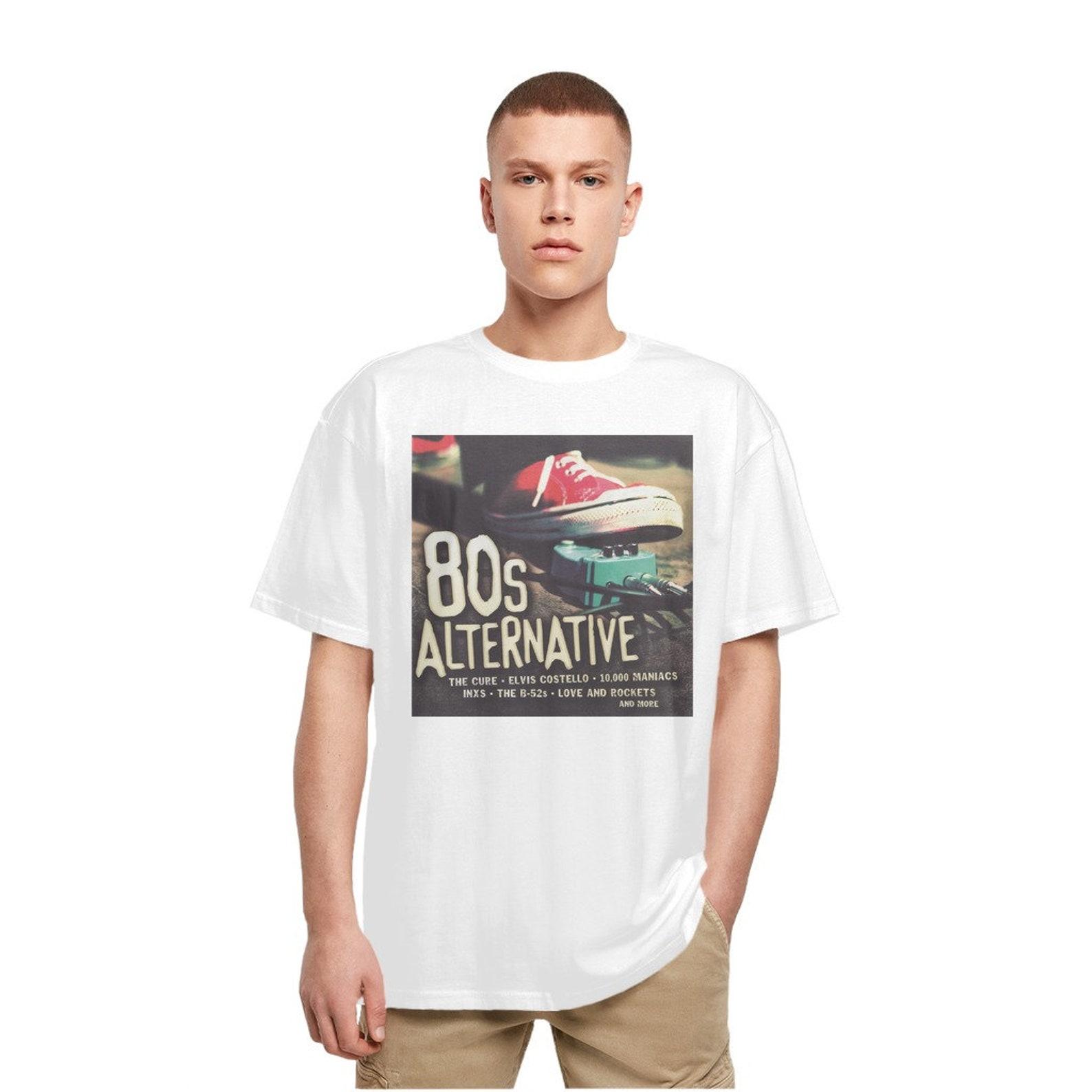 80s Alternative Music Oversized T-Shirt - Retro Fashion M