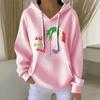 Women's Fashion Casual Christmas Angel Print Pullover Long-Sleeve Sweatshirt