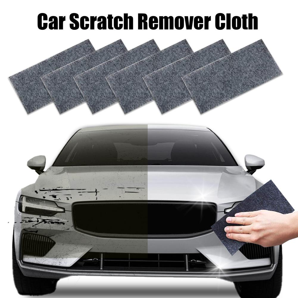 6Pcs Nano Sparkle Cloth Nano Sparkle Cloth for Car Scratches Nano Scratch Repair Cloth Car Metal Surface Polishing Cloth