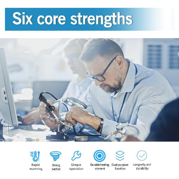 Solder sucker,Automatic Desoldering Pump Vacuum, Electric Solder Tin Sucker, Electric Desoldering Pump Automatic Vacuum Solder Sucker US Plug AC 110V