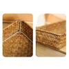 Creative Storage Basket Large Capacity Desktop Clutter Box Seaweed Woven Basket  Food