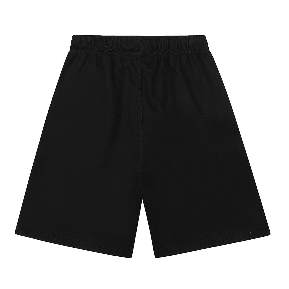 Fear of God Essentials Special Letter Print Sweat Shorts Unisex Oversized Cotton Drawstring Elastic Waist Streetwear Casual Sports Knee Length Shorts