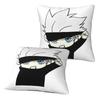 Gojo Manga Kawaii Japanese Anime 2 Pcs Square Pillowcase Pillow Cover Cushion Decor Comfort Throw Pillow For Home Car