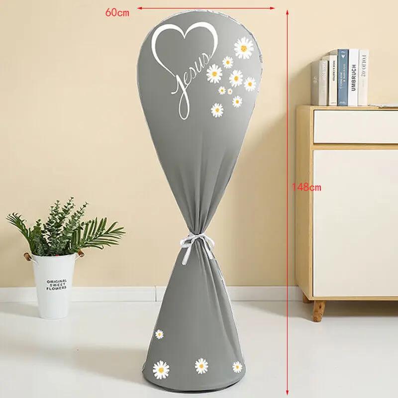 2pcs Waterproof Floor Fan Cover Home Decor Dust-proof Protective Electric Fan Cover Reusable Stand Fan Protective Covers