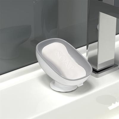 Soap Holder Self Draining for Sink Bathroom Soap Dish with Suction Cup Design Not Punched Easy Clean Bar Soap Holder JAF267