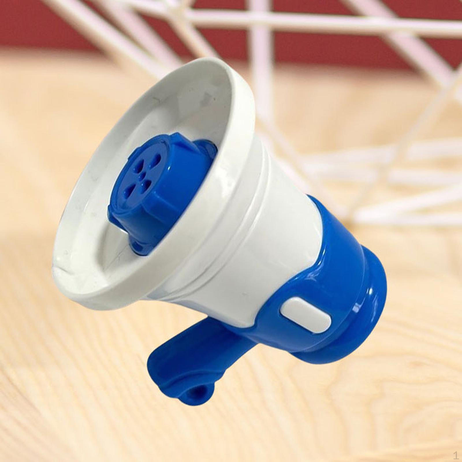 

Мини-мегафон, игрушечный детский рупор с усилителем голоса и громкоговорителем для кемпинга синий