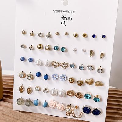 Damen Daily 60-teilige Ohrringe Ver.6