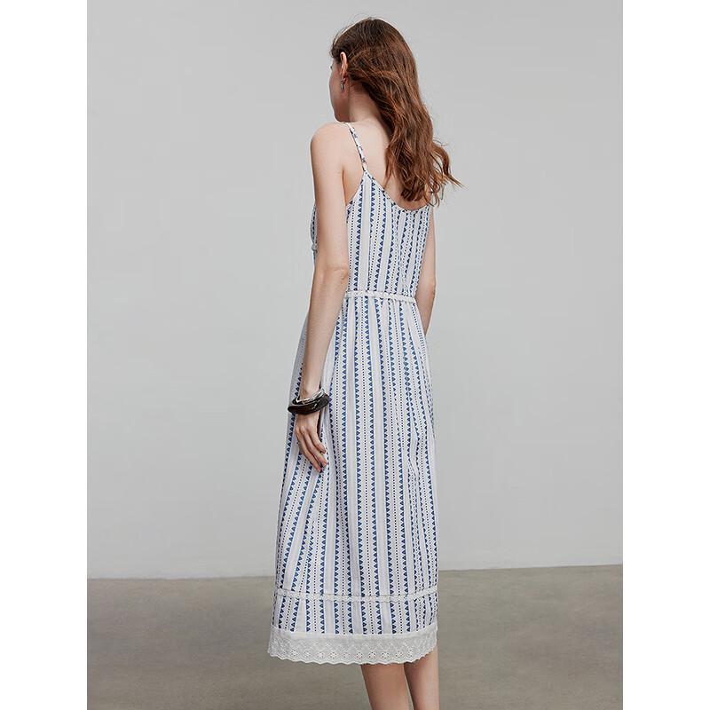 Chuyu Women's Floral Print Summer Suspender Dress