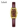 La Baoli Fashion Watch Retro Wine Barrel Type Dial Women'S Watch Simple Quartz Watch