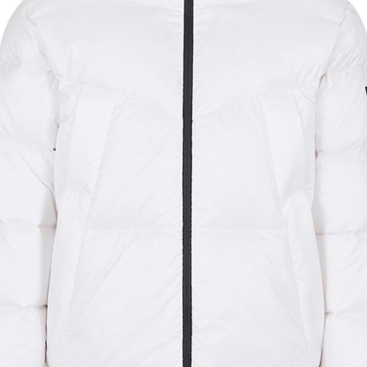 EMPORIO ARMANI EA7 Puffer Jackets Men's White Stand Collar Moderate Other 6RPB33-PNEOZ-1100