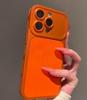 Denim Texture Protective Case for Apple 17 Pro/17 Pro Max with Large Window and Drop-Proof Solid Color Shell.