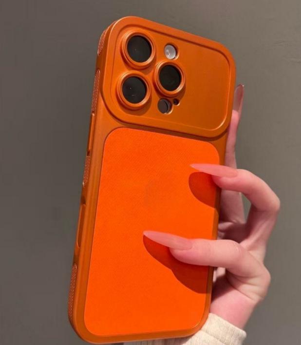 Denim Texture Protective Case for Apple 17 Pro/17 Pro Max with Large Window and Drop-Proof Solid Color Shell.
