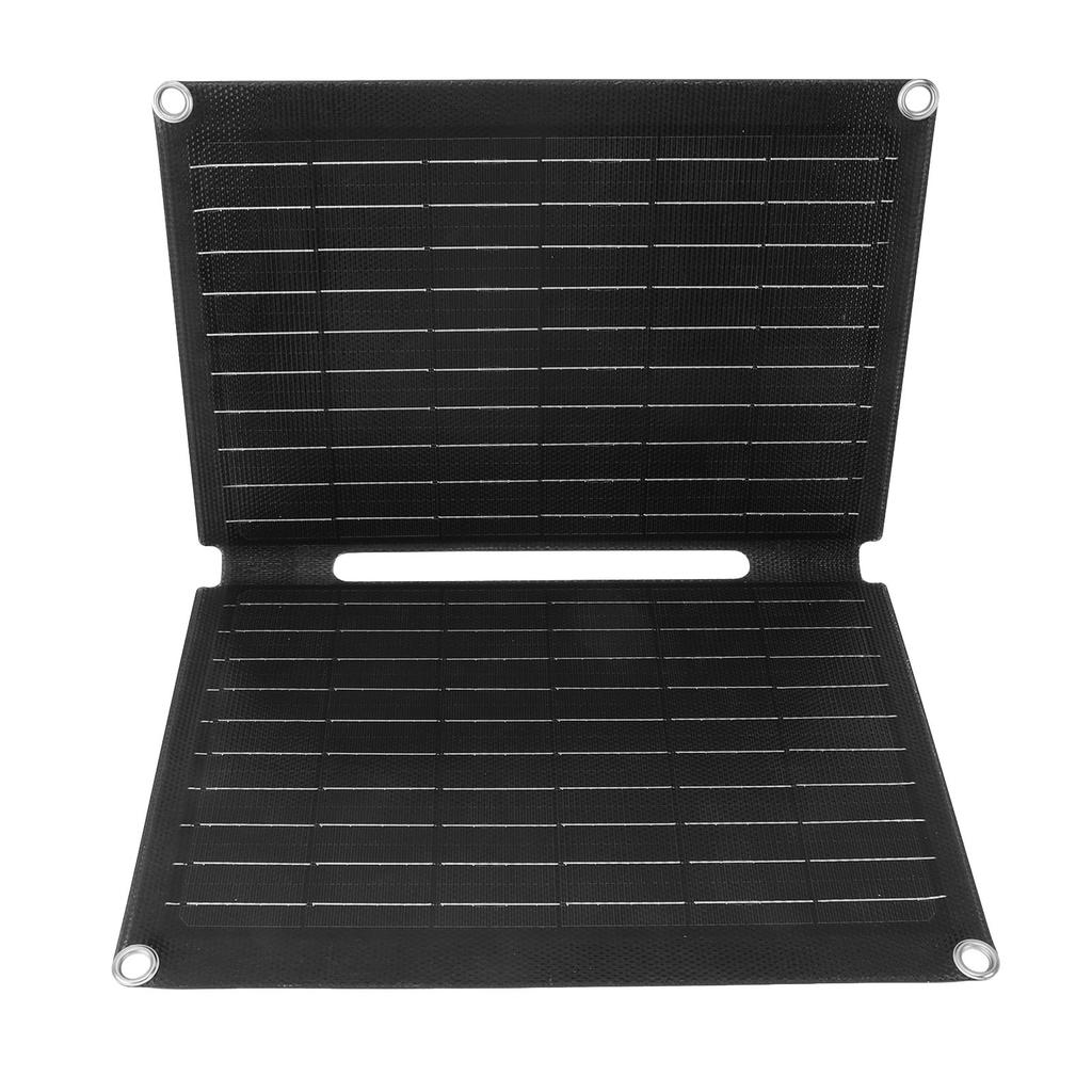 40W Solar Panel Charger 2 Fold ETFE Monocrystalline 5V Dual USB Portable Solar Panel with Focusing