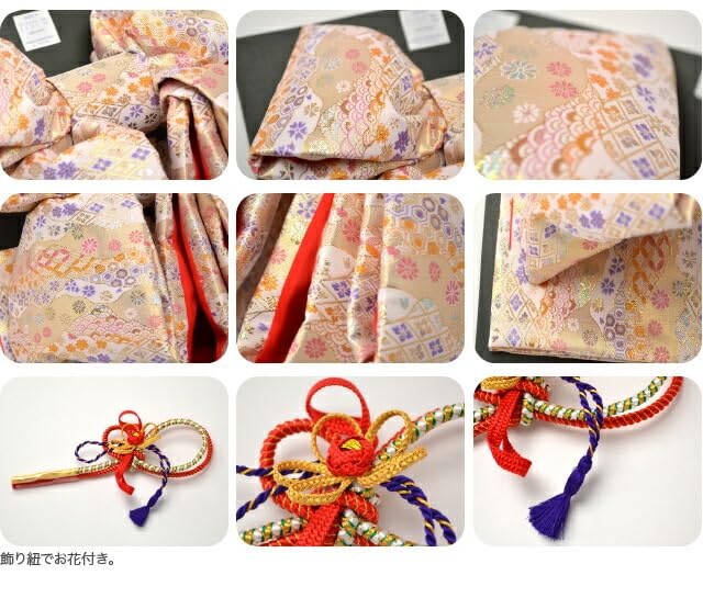 Obi 7 Years Old Knot Obi Fine Crest Pattern 24 753 Made Obi Obi One Touch Obi Kids 7 Years Old Platinum Shichi-Go-San [Nagoya] Children's