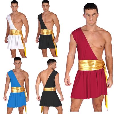Halloween-Cosplay-Kostüm für Herren, antiker griechischer Gott, Rollenspiel, mittelalterlicher Ritter, Krieger, Cosplay-Outfits