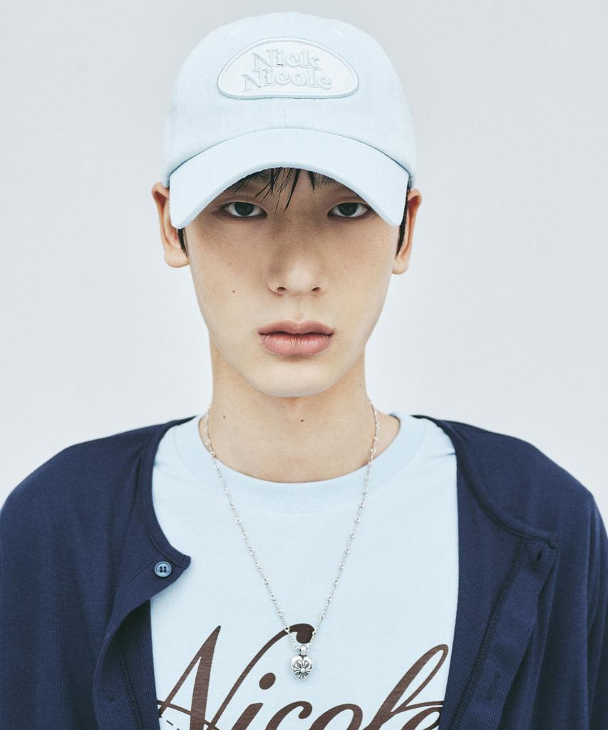 Nigaennikol Oval Wappen Ball Cap_Sky Blue