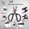 High-Precision Outdoor Fishing Scissors: Durable Stainless Steel for Cutting Fishing Lines and Lead Sheets