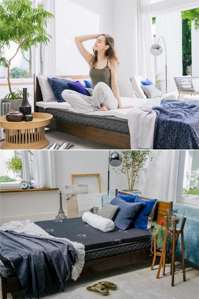 GOKUMIN High Made In Bed Thickness 36D 150N Urethane for Clean and Pet Airwash Mattress, Resilience, Single, Washable, Japan, Mat, 3.5cm, Tri-fold,