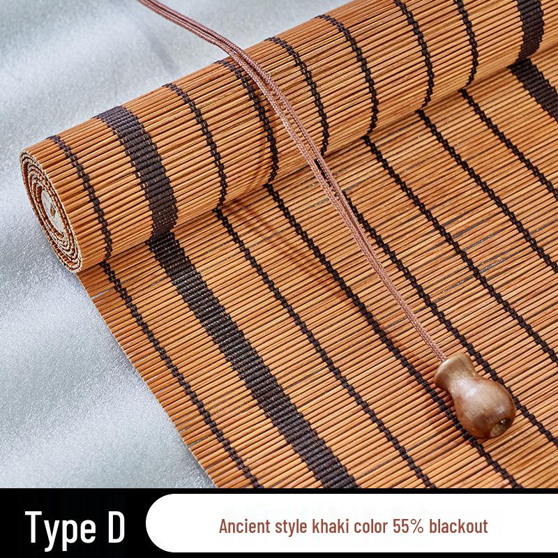 Bamboo Roller Blind Sunshade: Window or Door Curtain for Tea Rooms, Restaurants, Hotels - Ideal for Decoration and Partition.