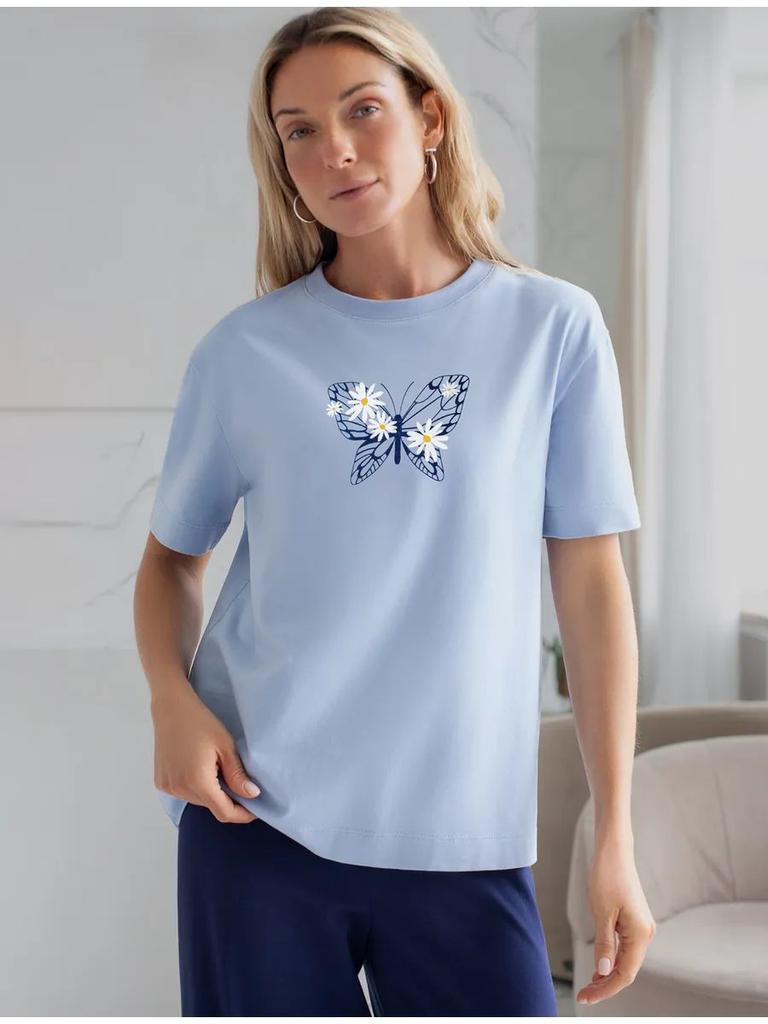 Loose Graphic T-Shirt Made From Premium Cotton