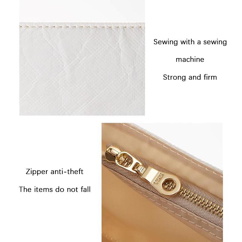 EverToner For L Dopp Kit Insert Organizer Dupont Paper Makeup Pouch Lightweight Bag Modification Accessory