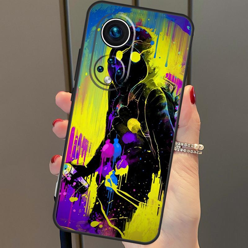 Gas Mask Case For Honor X8a X9a X7a X6a X7 X8 X9 X9b X8b Honor 90 70 50 10 Lite Magic 6 5 Pro Cover