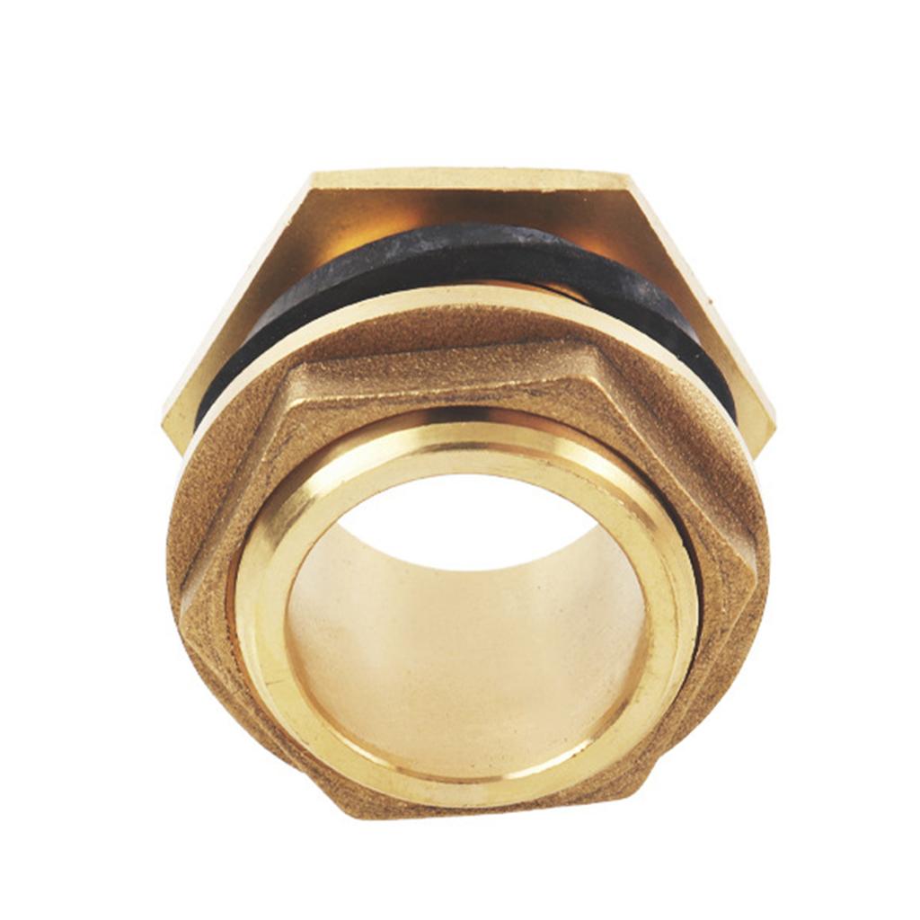 Universal Brass Threaded Fitting For Bucket Tanks Rainwater Barrels Rustproof Water Tap Connector
