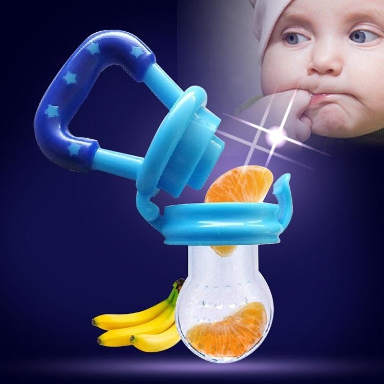 Baby Silicone Fresh Food Feeder Fruit Safe Nipple Teether Bite Bag