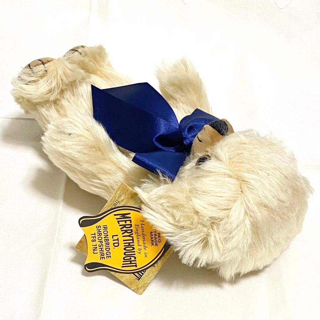 [USED] Merrythought Cheeky Teddy Bear Plush Toy with Tag, Made in England