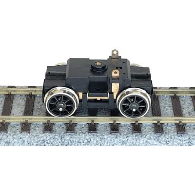 Tenshodo HO Gauge Coreless Power Truck 24.5S (10.5 Spoke Wheels) 05016 Railway Model Supplies