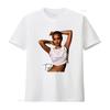 T-shirt Merch Tyla Artiste Sud-Africaine Esthétique Y2K Musique de Danse Pour Elle Vérité ou Conséquence Style Joburg vintage Lavé Polyvalent