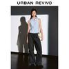 UR Women's Pastel Striped Sleeveless Shirt