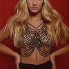Rhinestones Body Chain Bra Multilayer Crystal Chest Chains Body Accessories Jewelry Women Nightclub Raves Body Jewel