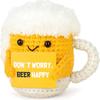 New Funny Emotional Support Positive Crochet Cake Doll Christmas Home Decoration Handmade Knitted Cake Desk Ornament
